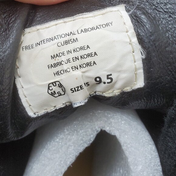 Visvim Fauna Sneakers – Black Leather US M 9.5 - Picture 6 of 12